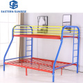 Low Price Twin Beds Steel Metal Double Deck Bunk Bed Supplier